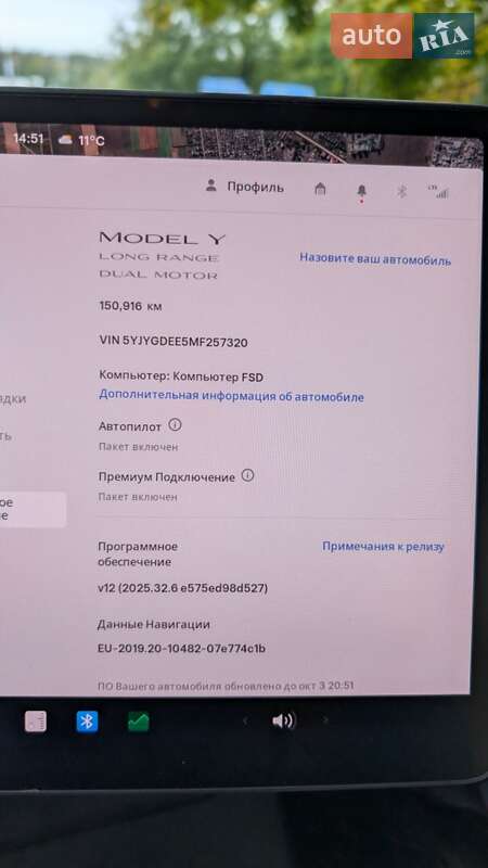 Внедорожник / Кроссовер Tesla Model Y 2021 в Ровно