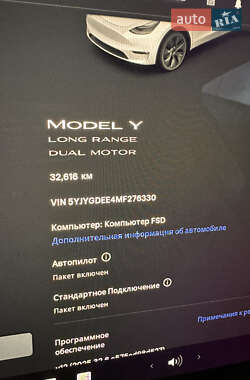 Позашляховик / Кросовер Tesla Model Y 2021 в 