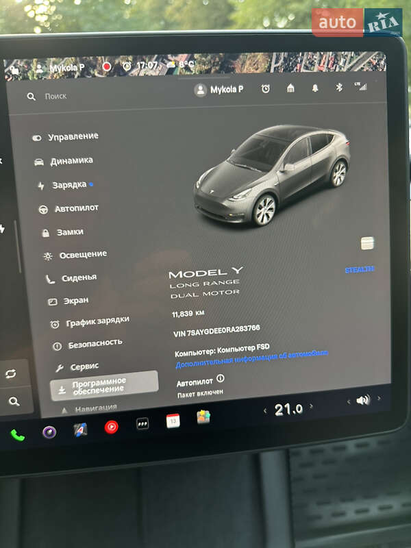 Внедорожник / Кроссовер Tesla Model Y 2024 в Львове фото 23 Внедорожник / Кроссовер Tesla Model Y 2024 в Львове