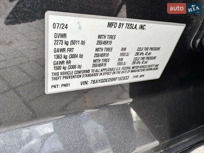 Позашляховик / Кросовер Tesla Model Y 2024 в Дніпрі