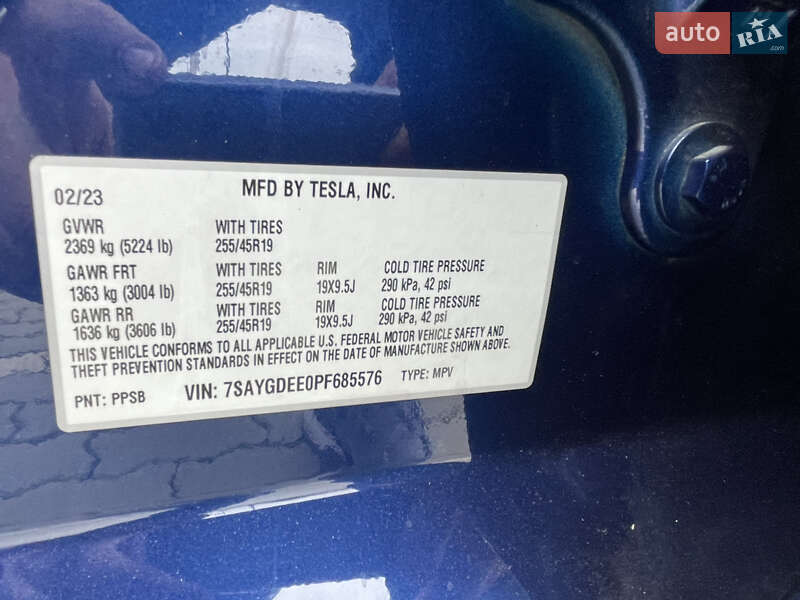 Внедорожник / Кроссовер Tesla Model Y 2023 в Львове