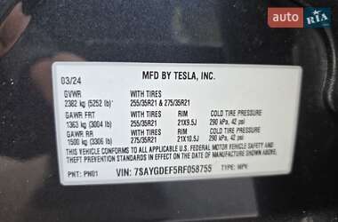 Внедорожник / Кроссовер Tesla Model Y 2024 в 