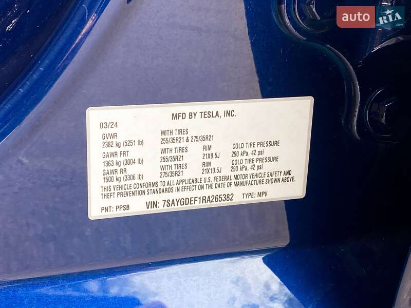 Позашляховик / Кросовер Tesla Model Y 2024 в Києві