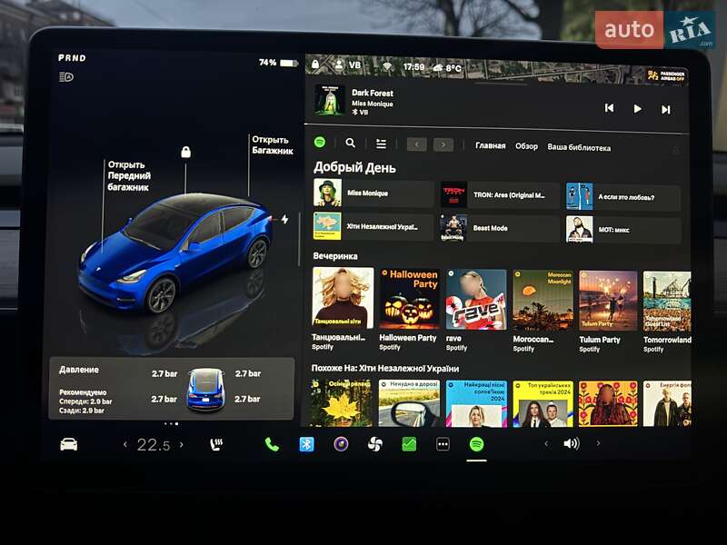 Внедорожник / Кроссовер Tesla Model Y 2024 в Днепре фото 22 Внедорожник / Кроссовер Tesla Model Y 2024 в Днепре