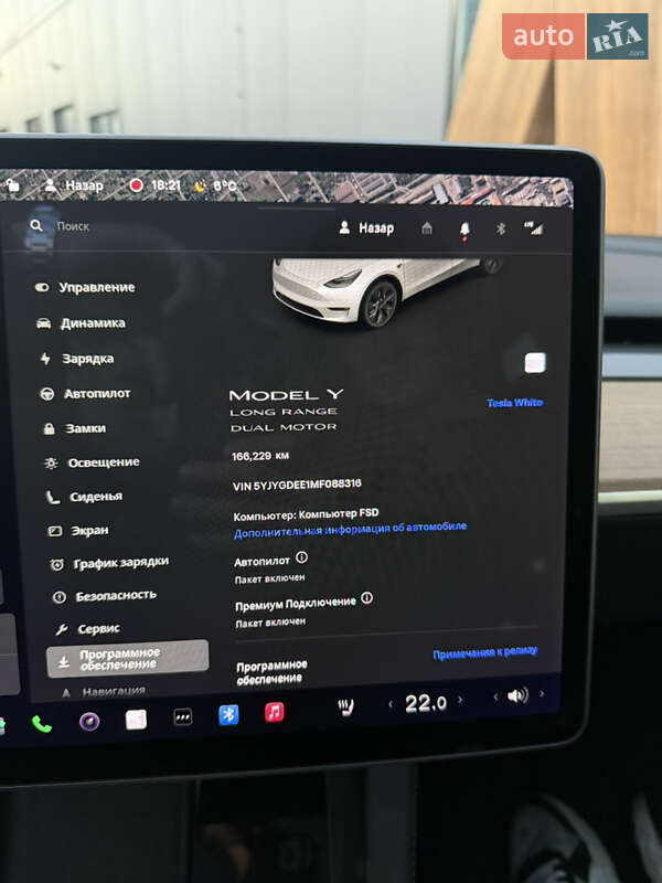 Позашляховик / Кросовер Tesla Model Y 2021 в Луцьку