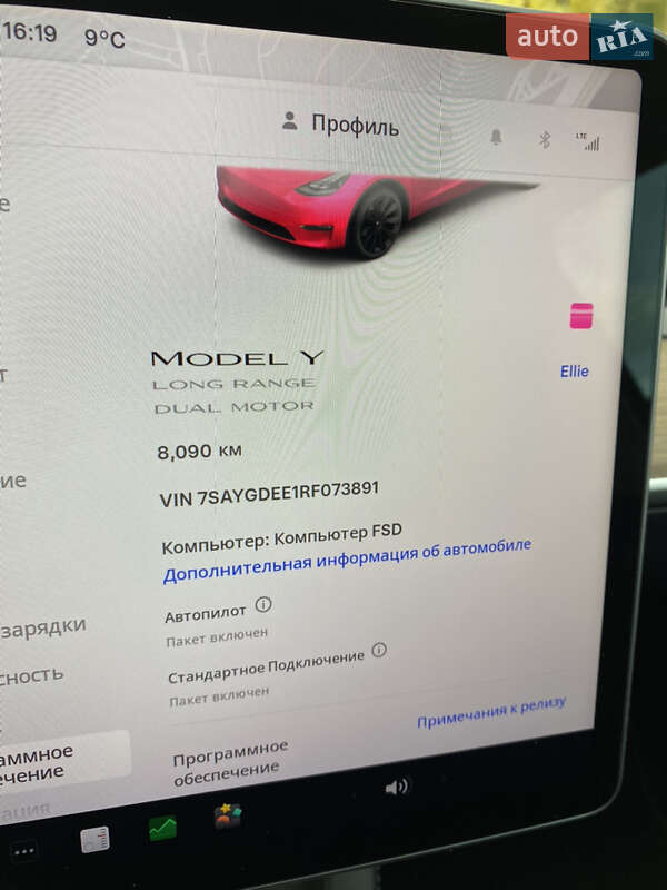Позашляховик / Кросовер Tesla Model Y 2024 в Києві