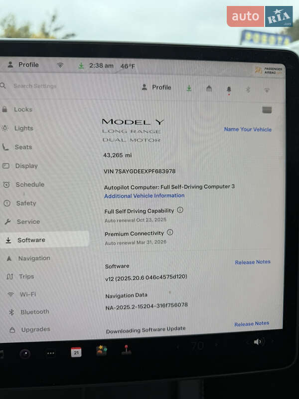 Внедорожник / Кроссовер Tesla Model Y 2023 в Киеве фото 9 Внедорожник / Кроссовер Tesla Model Y 2023 в Киеве