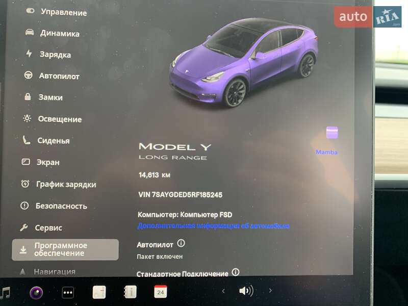 Внедорожник / Кроссовер Tesla Model Y 2024 в Киеве