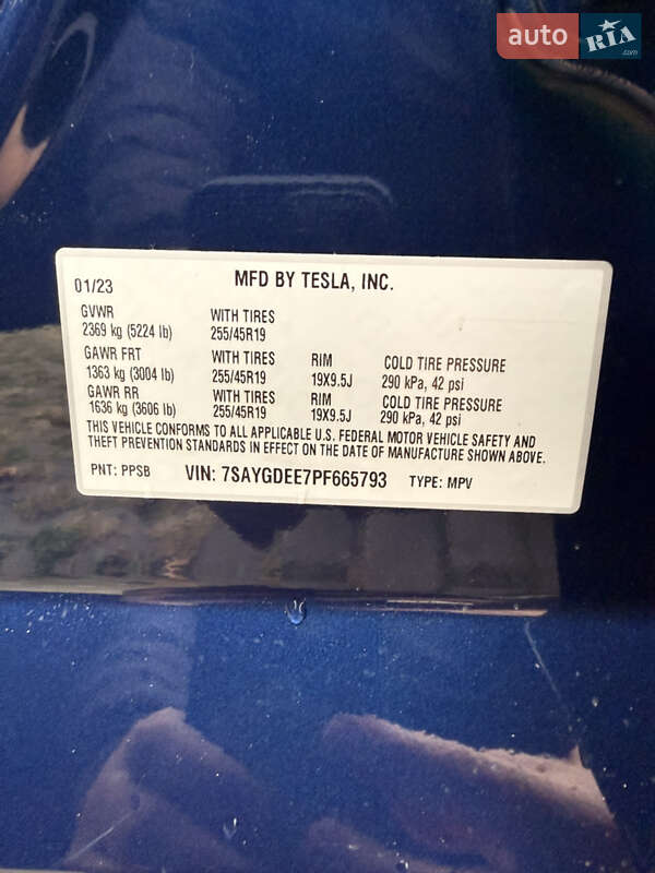 Внедорожник / Кроссовер Tesla Model Y 2023 в Харькове фото 22 Внедорожник / Кроссовер Tesla Model Y 2023 в Харькове