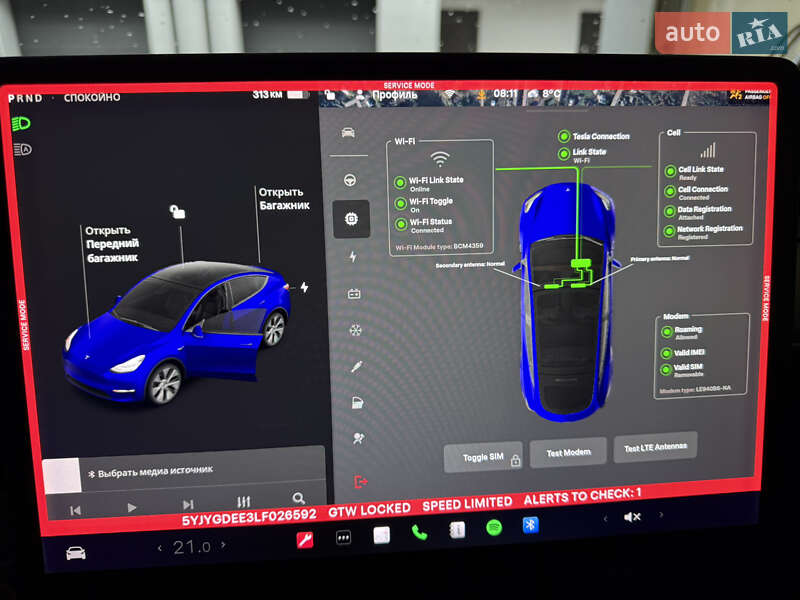 Позашляховик / Кросовер Tesla Model Y 2020 в Львові