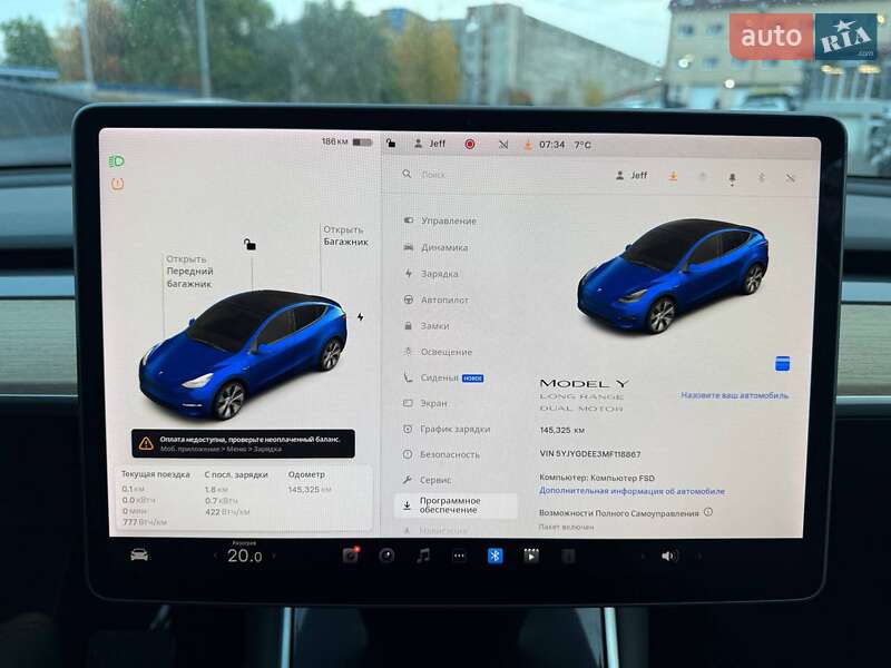 Внедорожник / Кроссовер Tesla Model Y 2021 в Луцке фото 16 Внедорожник / Кроссовер Tesla Model Y 2021 в Луцке