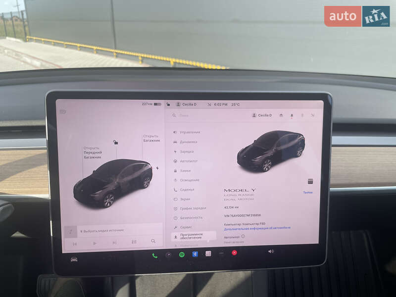 Позашляховик / Кросовер Tesla Model Y 2021 в Золочеві фото 6 Позашляховик / Кросовер Tesla Model Y 2021 в Золочеві