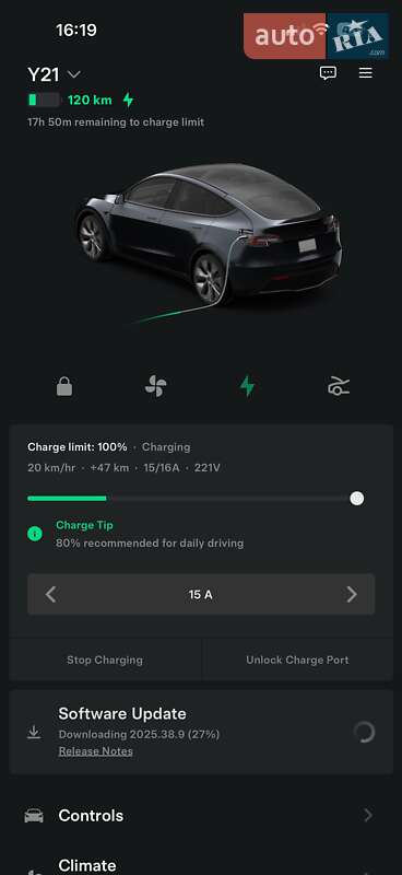 Позашляховик / Кросовер Tesla Model Y 2022 в Золочеві