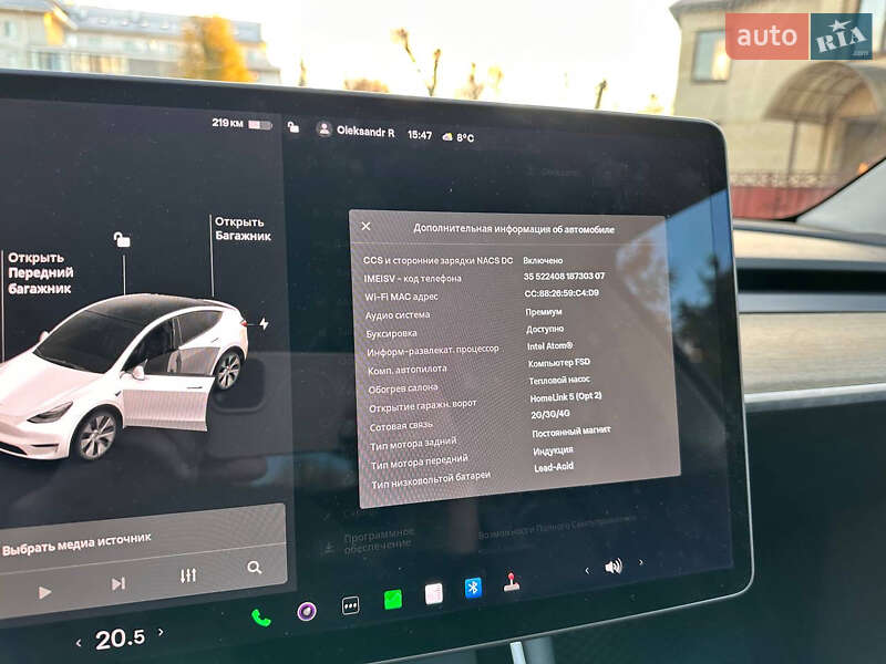 Позашляховик / Кросовер Tesla Model Y 2020 в Києві