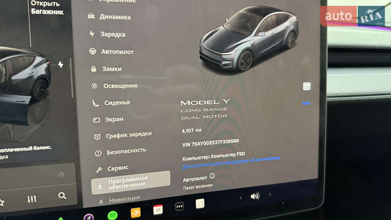 Внедорожник / Кроссовер Tesla Model Y 2025 в Киеве фото 2 Внедорожник / Кроссовер Tesla Model Y 2025 в Киеве