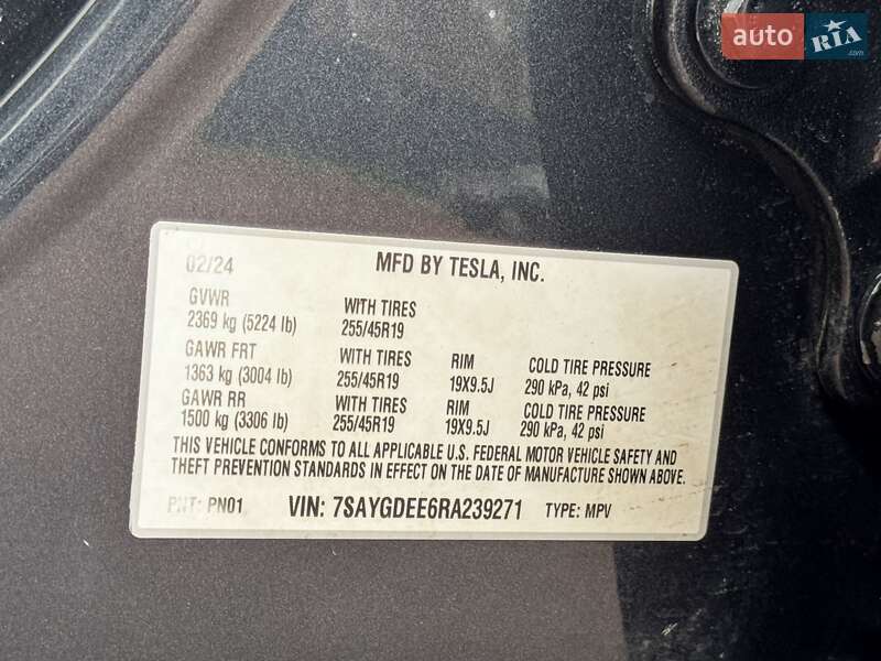 Внедорожник / Кроссовер Tesla Model Y 2024 в Киеве фото 27 Внедорожник / Кроссовер Tesla Model Y 2024 в Киеве