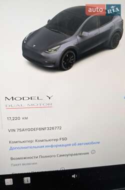 Внедорожник / Кроссовер Tesla Model Y 2021 в Ровно