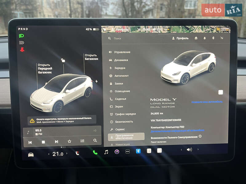 Внедорожник / Кроссовер Tesla Model Y 2021 в Львове фото 25 Внедорожник / Кроссовер Tesla Model Y 2021 в Львове