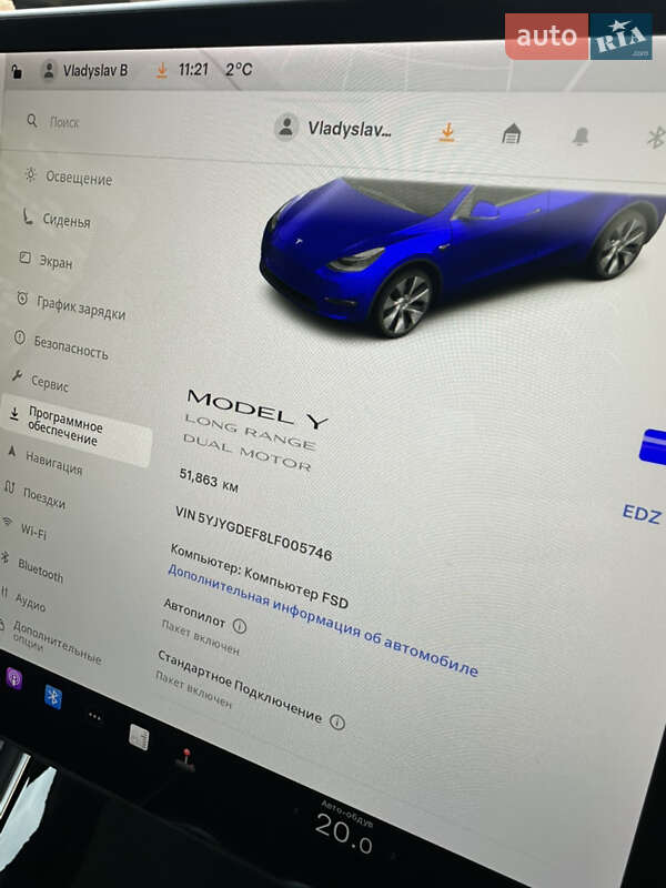 Внедорожник / Кроссовер Tesla Model Y 2020 в Лубнах