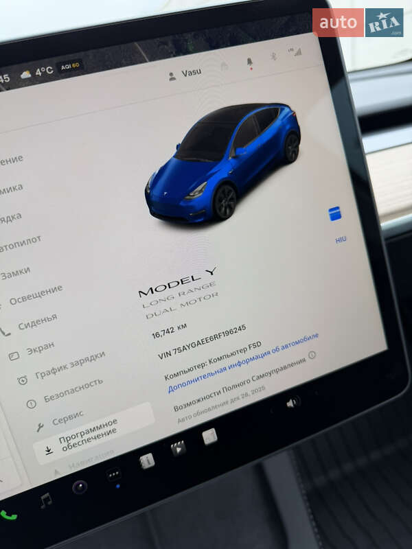 Внедорожник / Кроссовер Tesla Model Y 2024 в Киеве