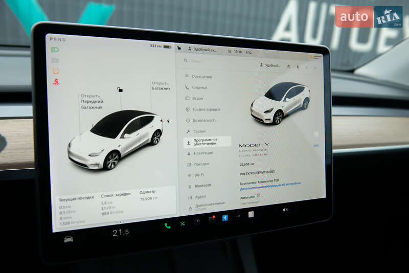 Внедорожник / Кроссовер Tesla Model Y 2021 в Мукачево