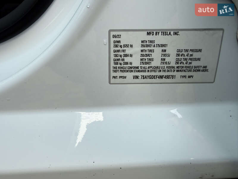 Внедорожник / Кроссовер Tesla Model Y 2022 в Самборе