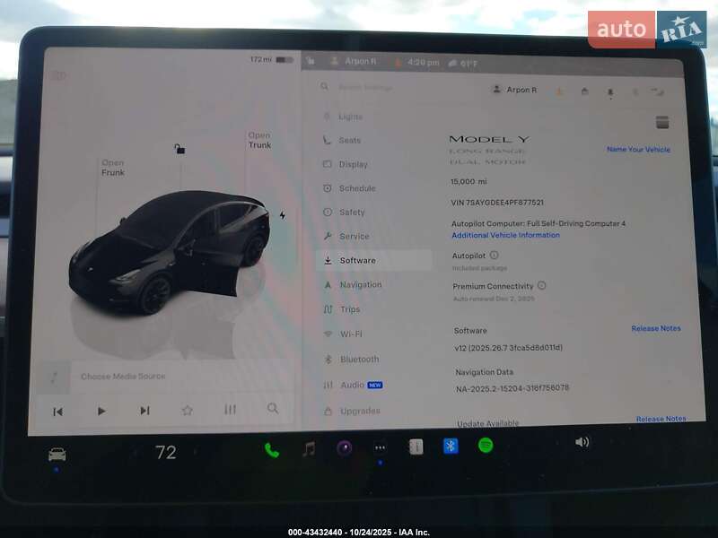 Внедорожник / Кроссовер Tesla Model Y 2023 в Львове