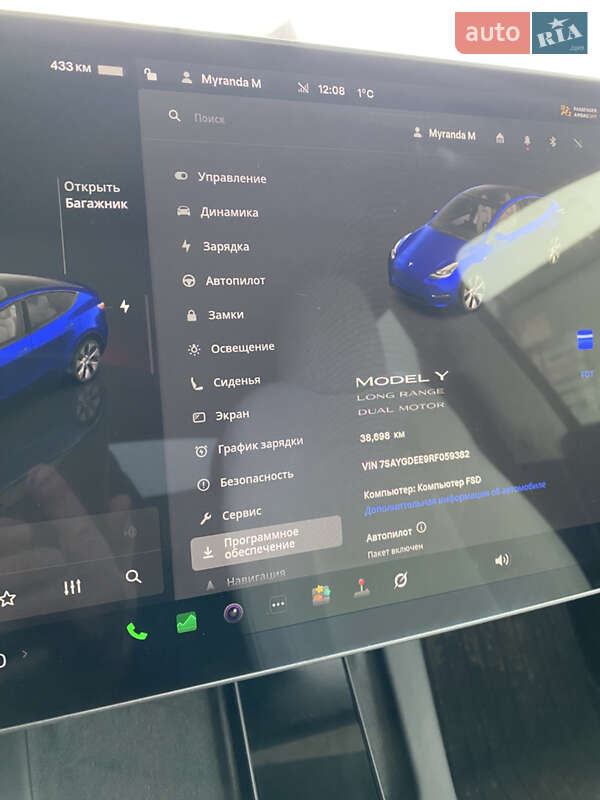 Внедорожник / Кроссовер Tesla Model Y 2024 в Львове