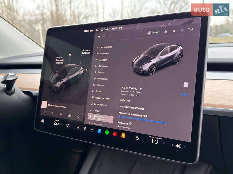 Внедорожник / Кроссовер Tesla Model Y 2022 в Запорожье
