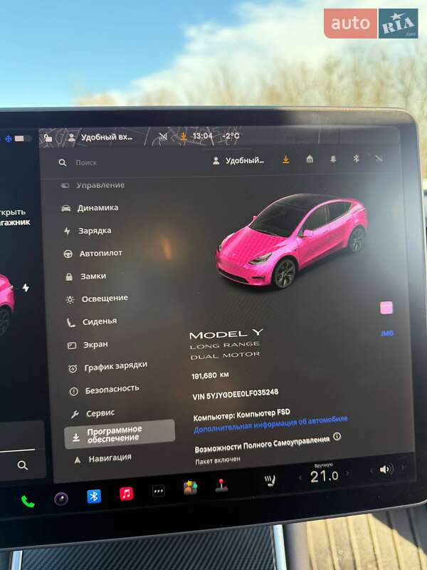 Внедорожник / Кроссовер Tesla Model Y 2020 в Львове фото 7 Внедорожник / Кроссовер Tesla Model Y 2020 в Львове