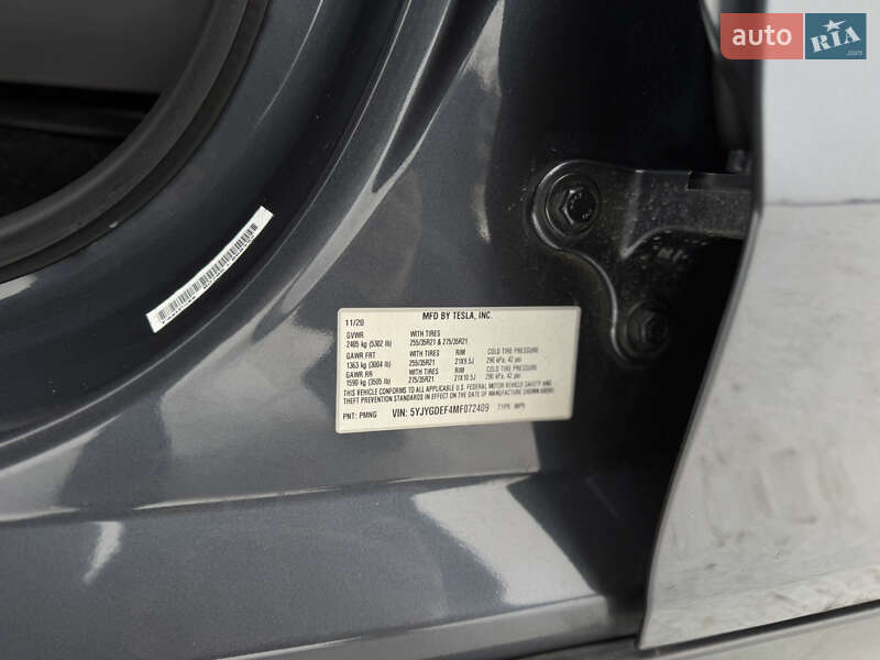 Внедорожник / Кроссовер Tesla Model Y 2020 в Луцке