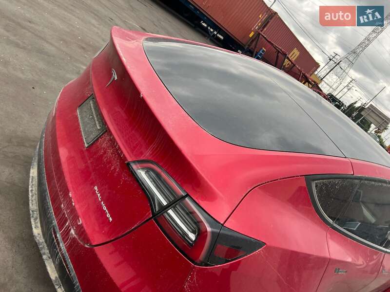 2023 Tesla Model Y, VIN 7SAYGDEE3PF909567:plate — фото 1 (autoria)