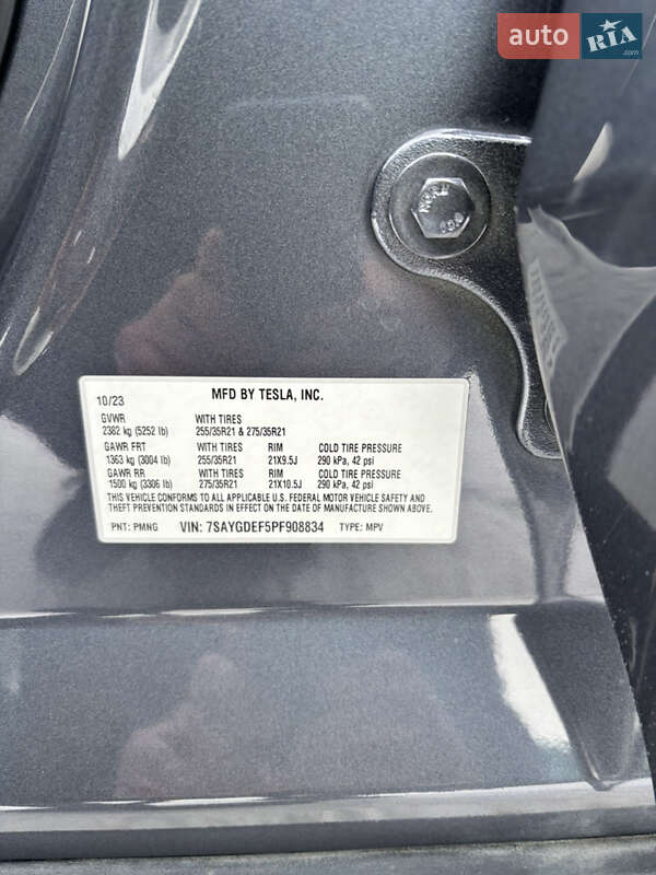 Позашляховик / Кросовер Tesla Model Y 2023 в Дніпрі фото 20 Позашляховик / Кросовер Tesla Model Y 2023 в Дніпрі