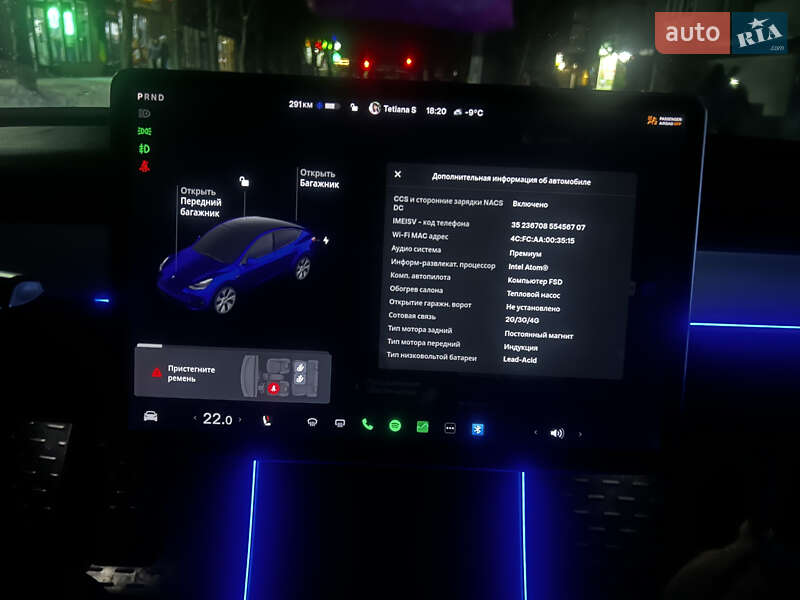 Позашляховик / Кросовер Tesla Model Y 2020 в Кам'янському