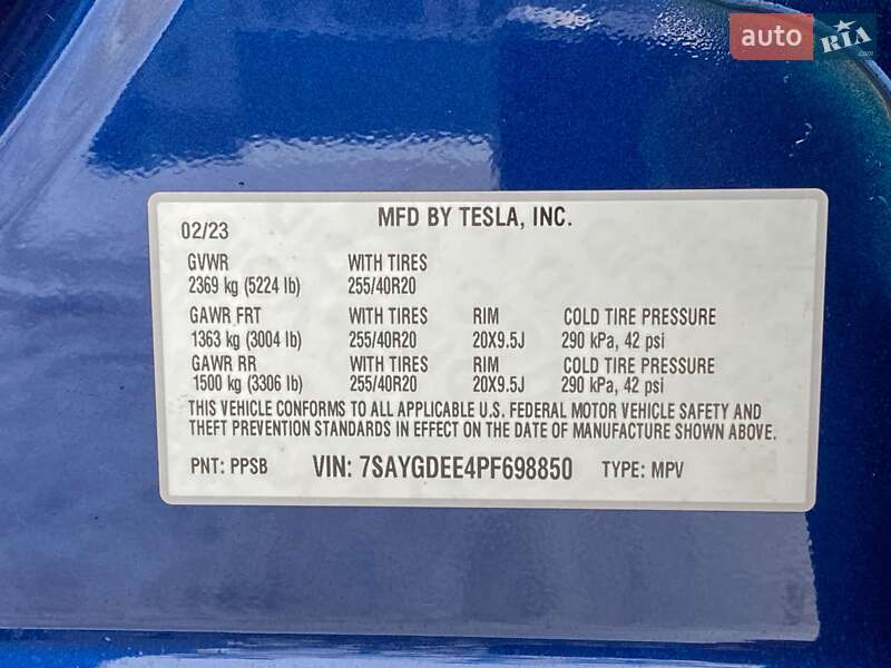 Позашляховик / Кросовер Tesla Model Y 2023 в Києві