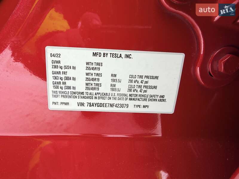 Позашляховик / Кросовер Tesla Model Y 2022 в Вінниці