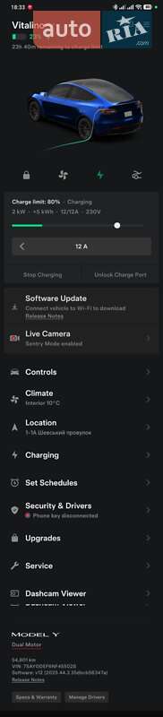 Позашляховик / Кросовер Tesla Model Y 2022 в Рівному