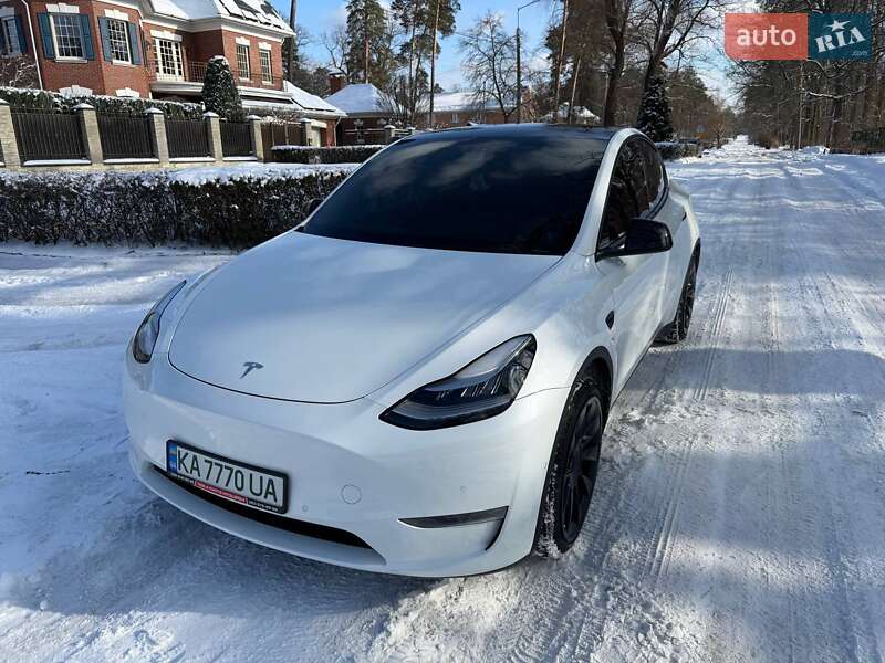 2021 Tesla Model-Y, VIN 5YJYGDEE0MF118986:plate — фото 1 (autoria)