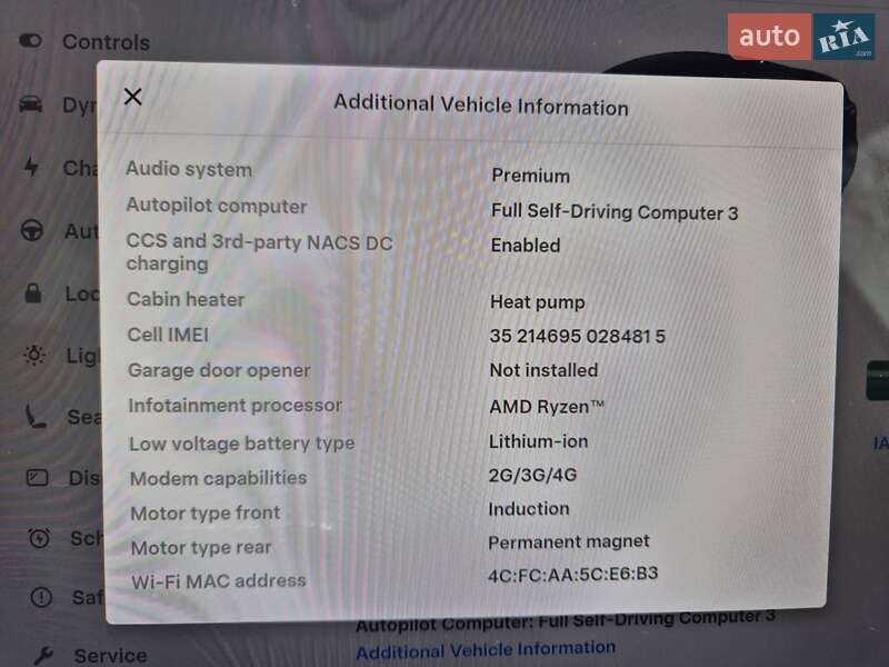 Внедорожник / Кроссовер Tesla Model Y 2022 в Луцке фото 19 Внедорожник / Кроссовер Tesla Model Y 2022 в Луцке