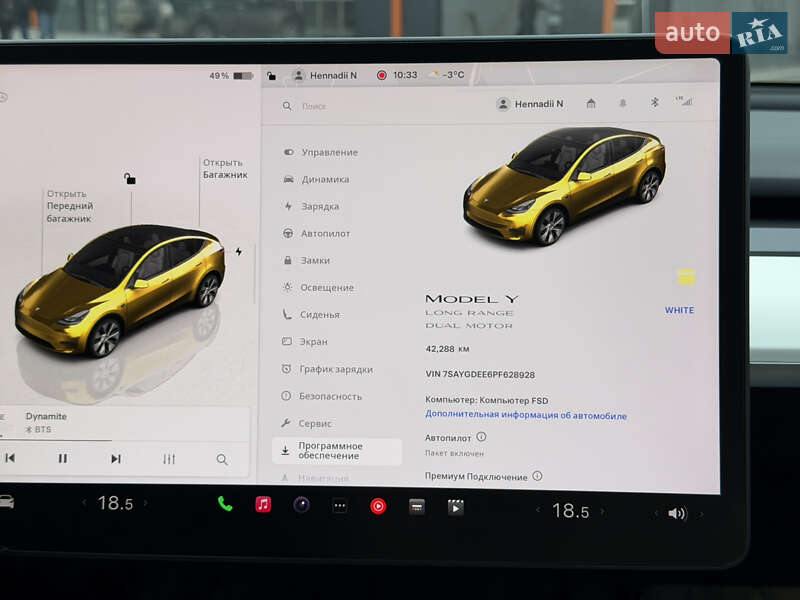 Позашляховик / Кросовер Tesla Model Y 2022 в Вінниці фото 15 Позашляховик / Кросовер Tesla Model Y 2022 в Вінниці