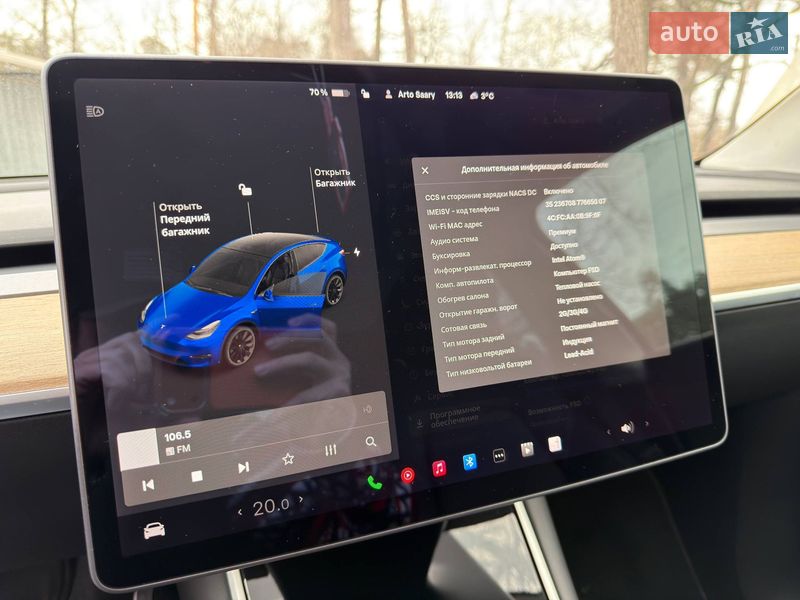 Внедорожник / Кроссовер Tesla Model Y 2021 в Киеве