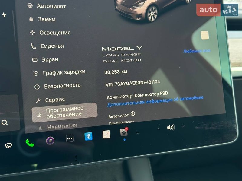 Позашляховик / Кросовер Tesla Model Y 2022 в Києві фото 25 Позашляховик / Кросовер Tesla Model Y 2022 в Києві