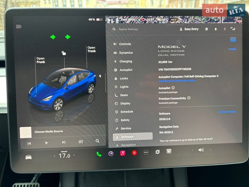 Внедорожник / Кроссовер Tesla Model Y 2023 в Киеве