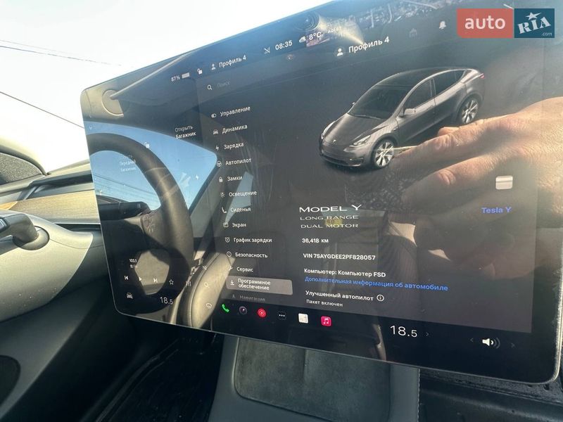 Позашляховик / Кросовер Tesla Model Y 2023 в Києві фото 4 Позашляховик / Кросовер Tesla Model Y 2023 в Києві