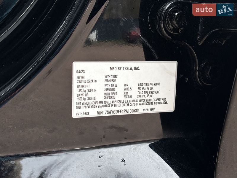 Внедорожник / Кроссовер Tesla Model Y 2023 в Киеве фото 24 Внедорожник / Кроссовер Tesla Model Y 2023 в Киеве