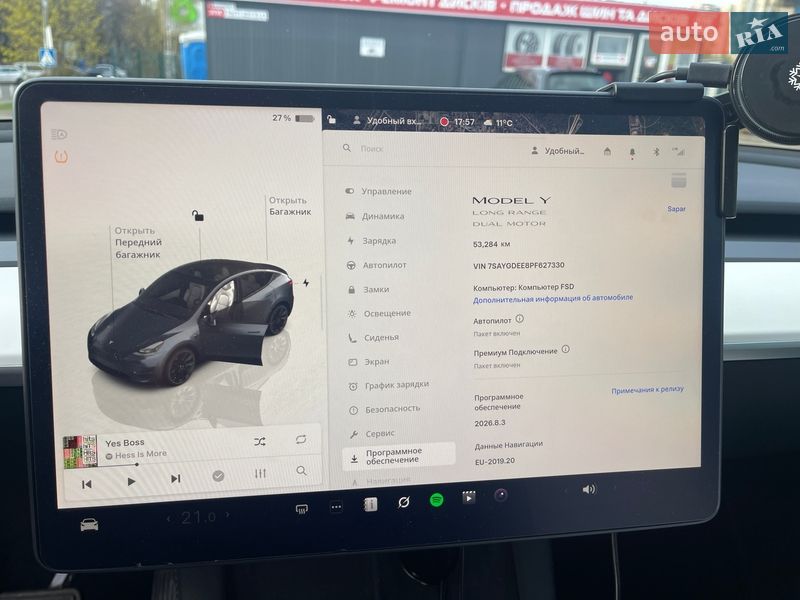 Внедорожник / Кроссовер Tesla Model Y 2022 в Киеве