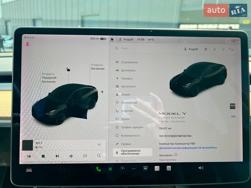 Внедорожник / Кроссовер Tesla Model Y 2021 в Львове