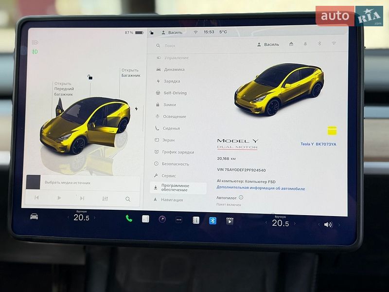 Внедорожник / Кроссовер Tesla Model Y 2023 в Березному