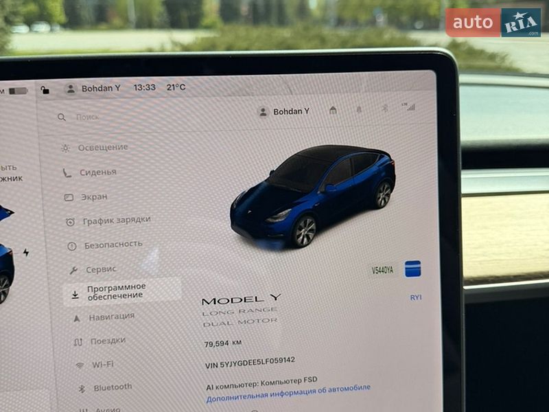 Позашляховик / Кросовер Tesla Model Y 2020 в Кременчуці