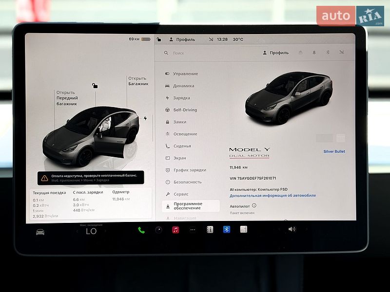 Внедорожник / Кроссовер Tesla Model Y 2024 в Киеве